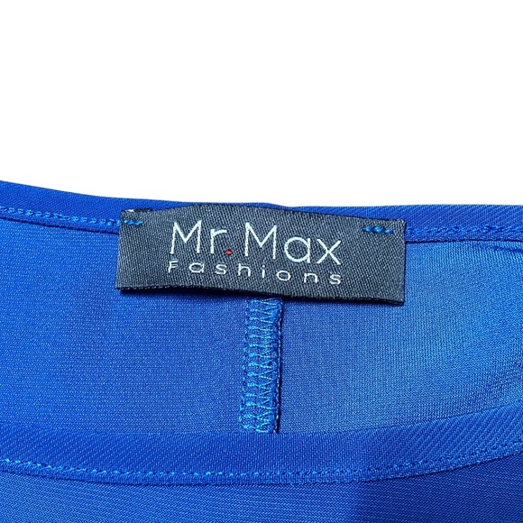 MR. MAX FASHIONS Jersey Knit Rhinestone Detail Dolman Top US Sz XL - Picture 5 of 9
